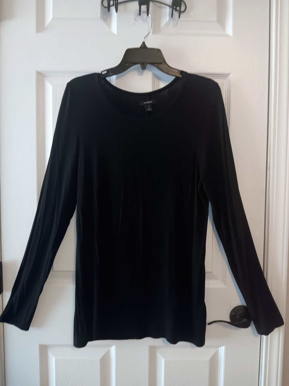 Halogen Long-Sleeve Crewneck T-Shirt Top